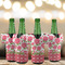 Roses Jersey Bottle Cooler - Set of 4 - LIFESTYLE