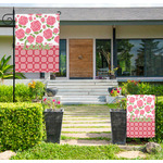 Roses Large Garden Flag - Single Sided (Personalized)