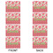 Roses Linen Placemat - APPROVAL Set of 4 (double sided)