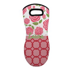 Roses Neoprene Oven Mitt - Single w/ Name or Text