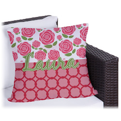 Roses Outdoor Pillow - 16" (Personalized)