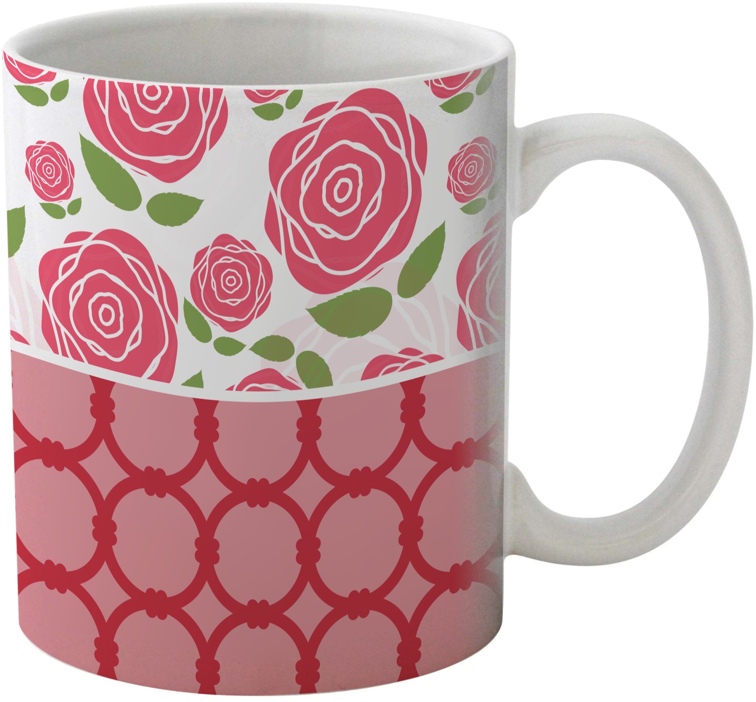 Roses Coffee Mug (Personalized) - YouCustomizeIt