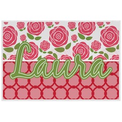 Roses Laminated Placemat w/ Name or Text