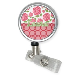 Roses Retractable Badge Reel (Personalized)