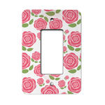 Roses Rocker Style Light Switch Cover - Single Switch