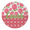 Roses Round Paper Coaster - Approval