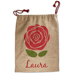 Roses Santa Sack - Front (Personalized)