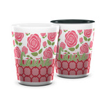 Roses Ceramic Shot Glass - 1.5 oz (Personalized)