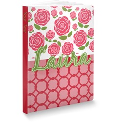 Roses Softbound Notebook - 7.25" x 10" (Personalized)