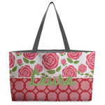 Roses Beach Totes Bag - w/ Black Handles (Personalized)