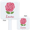 Roses White Plastic Stir Stick - Double Sided - Approval