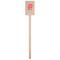 Roses Wooden 6.25" Stir Stick - Rectangular - Single Stick