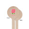 Roses Wooden 6" Stir Stick - Round - Single Sided - Front & Back