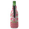 Roses Zipper Bottle Cooler - BACK (bottle)