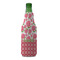 Roses Zipper Bottle Cooler - FRONT (bottle)