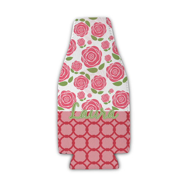 Custom Roses Zipper Bottle Cooler (Personalized)