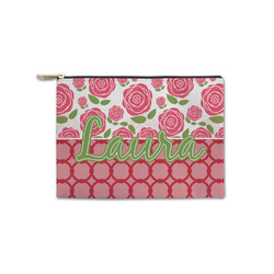 Roses Zipper Pouch - Small - 8.5"x6" (Personalized)