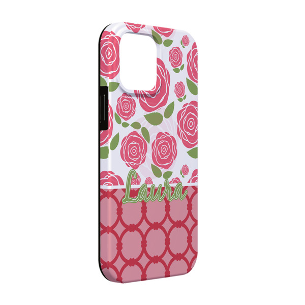 Custom Roses iPhone Case - Rubber Lined - iPhone 13 Pro (Personalized)