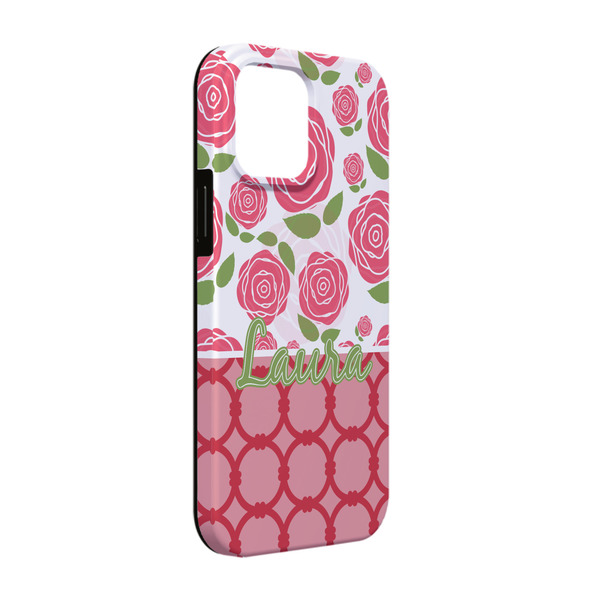 Custom Roses iPhone Case - Rubber Lined - iPhone 13 (Personalized)