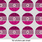 Triple Animal Print 1" Multipurpose Round Labels - Sheet