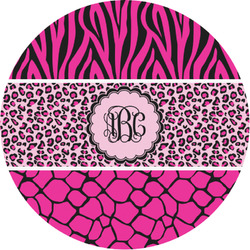 Triple Animal Print Multipurpose Round Labels - 1" (Personalized)