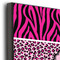 Triple Animal Print 12x12 Wood Print - Closeup