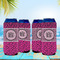 Triple Animal Print 16oz Can Sleeve - Set of 4 - LIFESTYLE