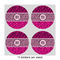 Triple Animal Print 4" Multipurpose Round Labels - Sheet