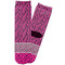 Triple Animal Print Adult Crew Socks - Single Pair - Front and Back