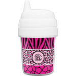 Triple Animal Print Baby Sippy Cup (Personalized)