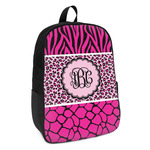 Triple Animal Print Kids Backpack (Personalized)