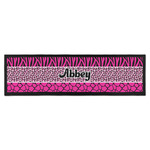 Triple Animal Print Bar Mat - Large (Personalized)