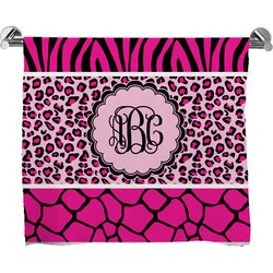 Triple Animal Print Bath Towel (Personalized)