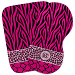 Triple Animal Print Burp Cloth (Personalized)