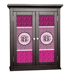 Triple Animal Print Cabinet Decal - Custom Size (Personalized)