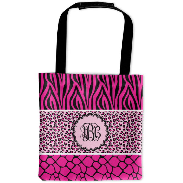 Custom Triple Animal Print Auto Back Seat Organizer Bag (Personalized)