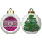 Triple Animal Print Ceramic Christmas Ornament - X-Mas Tree (APPROVAL)