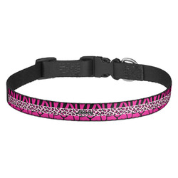 Triple Animal Print Dog Collar (Personalized)