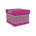 Triple Animal Print Gift Box with Lid - Canvas Wrapped - Small (Personalized)