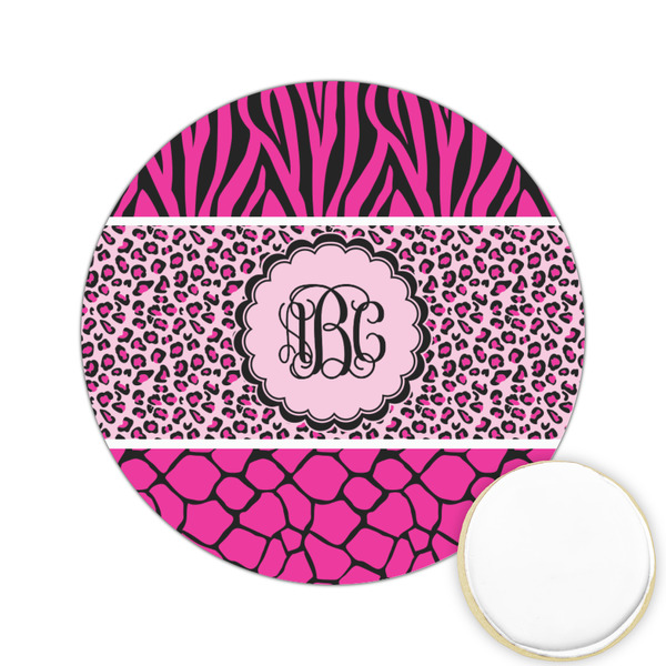 Custom Triple Animal Print Printed Cookie Topper - 2.15" (Personalized)