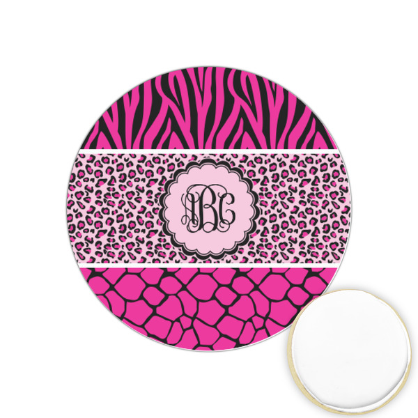 Custom Triple Animal Print Printed Cookie Topper - 1.25" (Personalized)