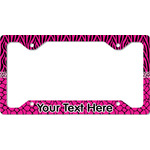 Triple Animal Print License Plate Frame - Style C (Personalized)