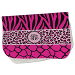 Triple Animal Print Burp Cloth - Fleece w/ Monogram