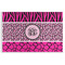 Triple Animal Print Disposable Paper Placemat - Front View