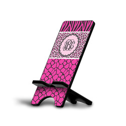 Triple Animal Print Cell Phone Stand (Personalized)