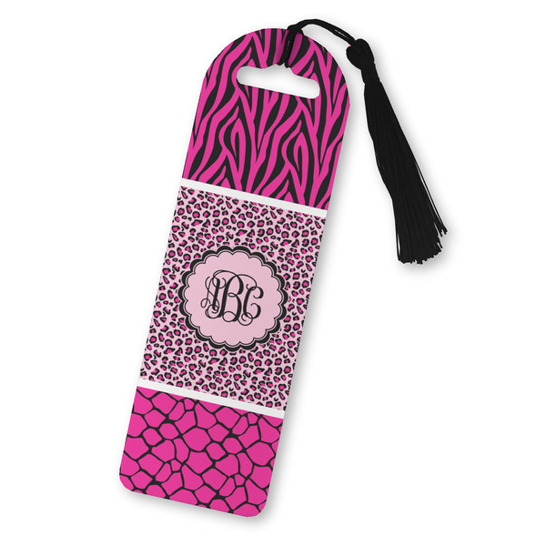 Custom Triple Animal Print Plastic Bookmark (Personalized)