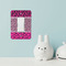 Triple Animal Print Rocker Light Switch Covers - Single - IN CONTEXT