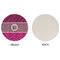 Triple Animal Print Round Linen Placemats - APPROVAL (single sided)