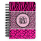 Triple Animal Print Spiral Journal Small - Front View