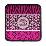 Triple Animal Print Iron On Square Patch w/ Monogram